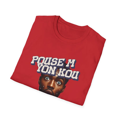 Ban Mwen yon Kout Po Dlo Model5, by Kome Senterez, Haitian TShirt, Machetoupatou