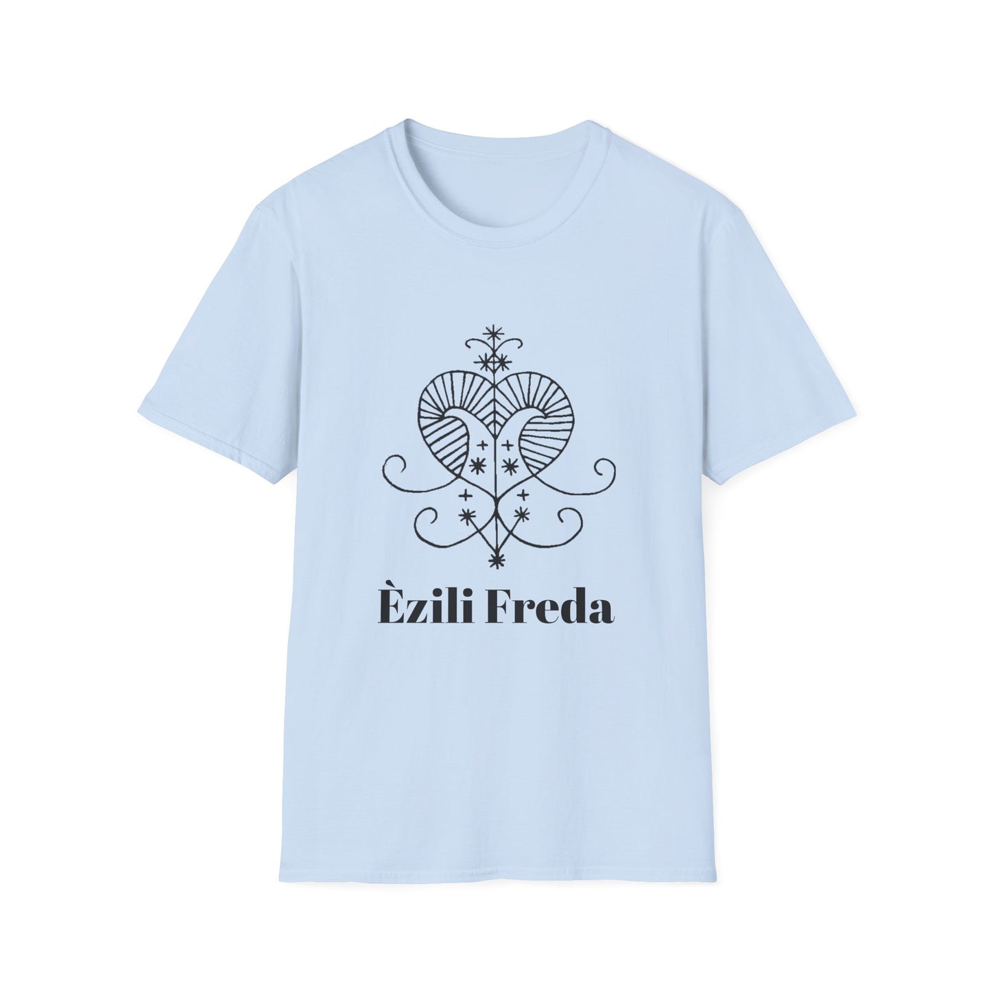 Èzili Freda Vodou Veve Unisex Tee, Haitian Vodou, Machetoupatou