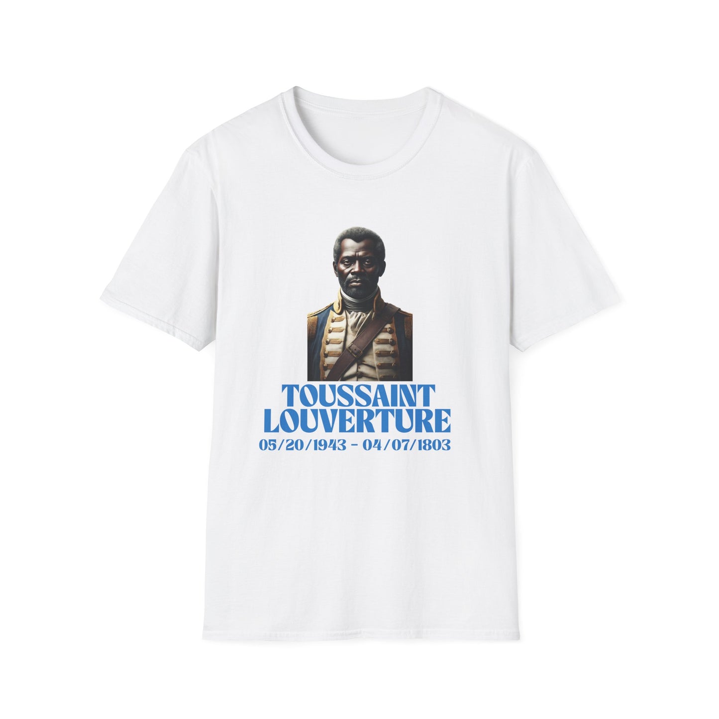 Toussaint Louverture T-shirt, Haitian History Heroes Tee, Maillot Français, Machetoupatou