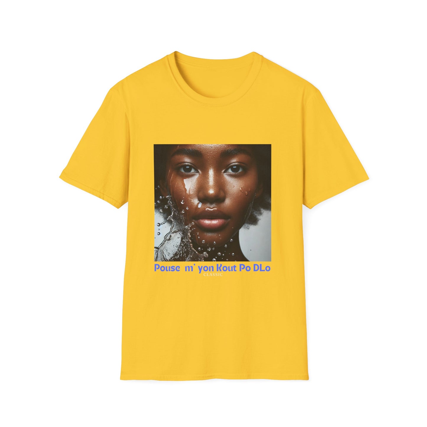 Ban Mwen yon Kout Po Dlo Model4, by Kome Senterez, Haitian TShirt, Machetoupatou