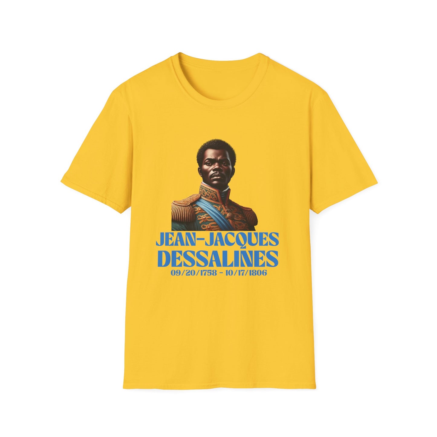 Jean-Jacques Dessalines T-shirt, Haitian History Heroes Tee, Maillot Français, Machetoupatou