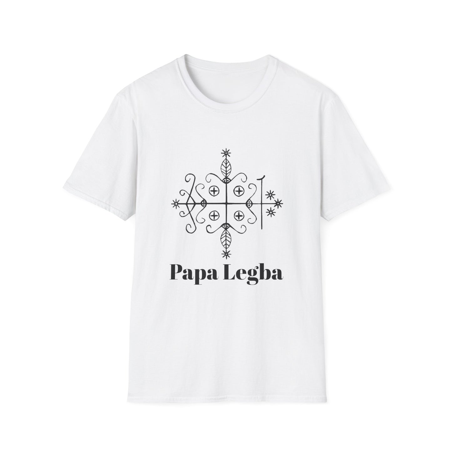 Papa Legba  Vodou Veve Unisex Tee, Haitian Vodou, Machetoupatou