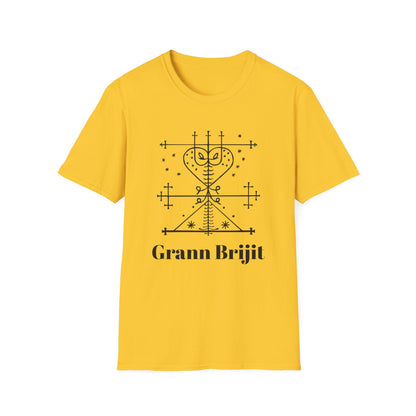 Grann Brijit Vodou Veve Unisex Tee, Haitian Vodou, Machetoupatou