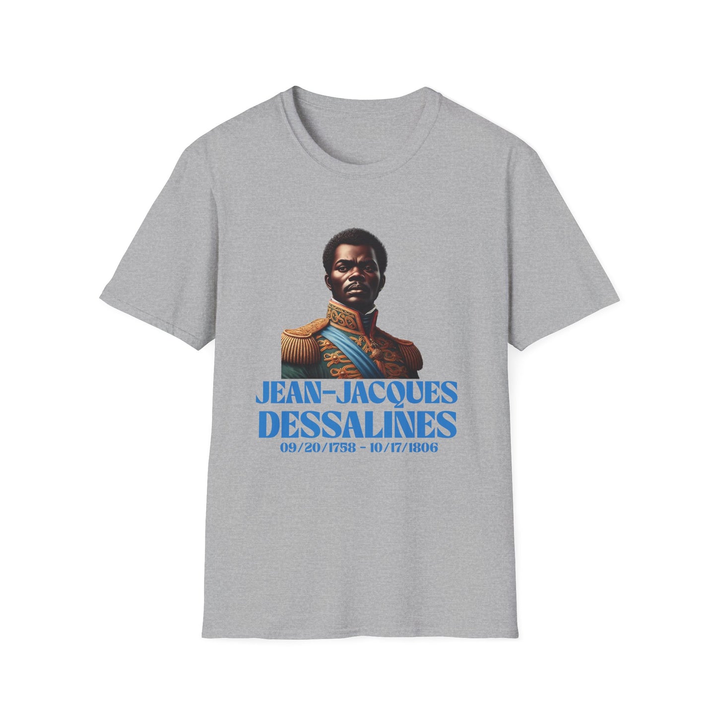 Jean-Jacques Dessalines T-shirt, Haitian History Heroes Tee, Maillot Français, Machetoupatou