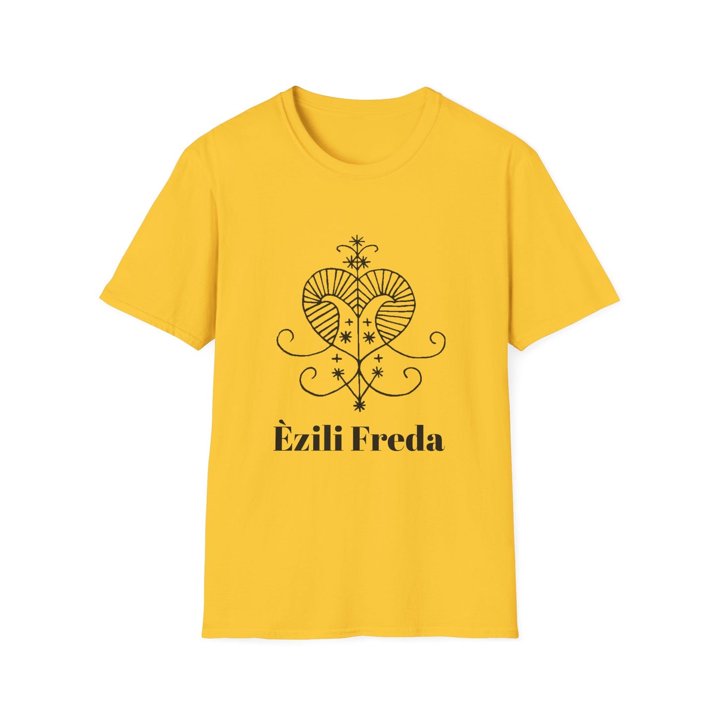 Èzili Freda Vodou Veve Unisex Tee, Haitian Vodou, Machetoupatou