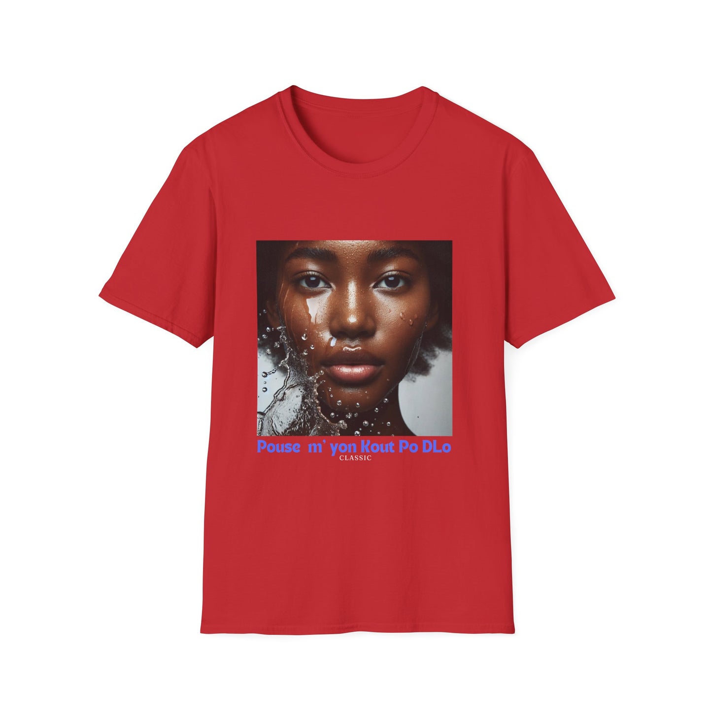 Ban Mwen yon Kout Po Dlo Model4, by Kome Senterez, Haitian TShirt, Machetoupatou