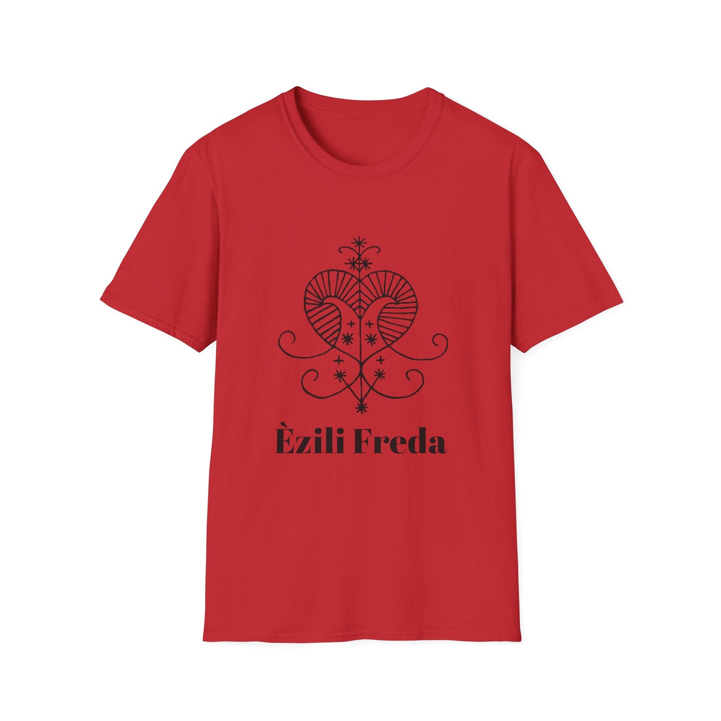 Èzili Freda Vodou Veve Unisex Tee, Haitian Vodou, Machetoupatou