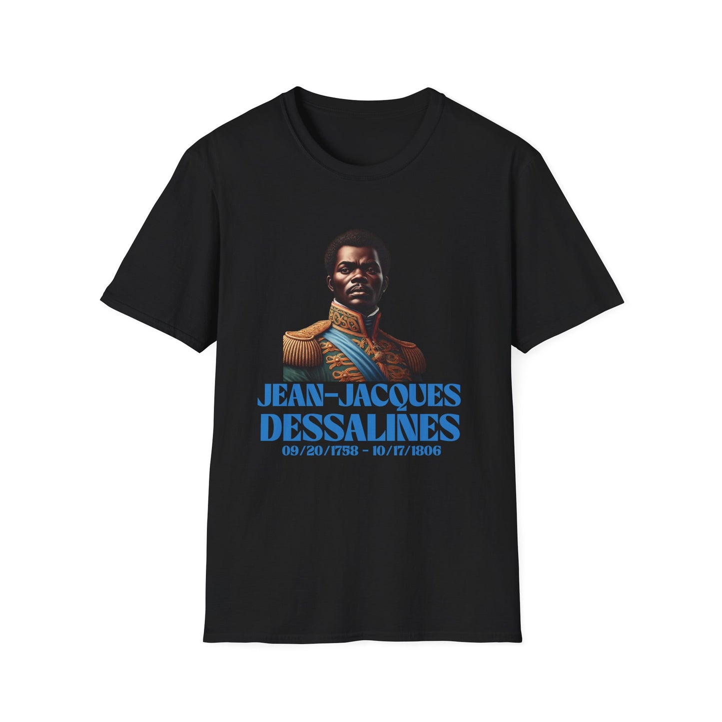 Jean-Jacques Dessalines T-shirt, Haitian History Heroes Tee, Maillot Français, Machetoupatou